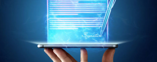 elektronischen Signaturtechnologie